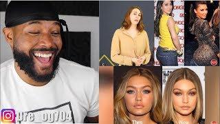 top 10 influencers who claim they haven't had plastic surgery | REACTION