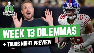 Fantasy Football 2021 - Week 13 Dilemmas + Buy or Sell, Fantasy Q&A - Ep. 1167