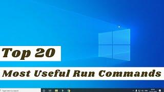 Top 20 most useful Run Commands for Windows | IT Guy