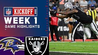 Game of the Year? Baltimore Ravens vs. Las Vegas Raiders | Week 1 2021 NFL Game Highlights