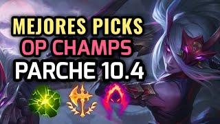 MEJORES PICKS Y CAMPEONES OP - PARCHE 10.4 League of Legends 2020 - OP Champs LOL Temporada 10