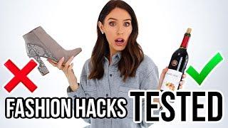 Testing WEIRD & POPULAR Fashion Hacks! (what ACTUALLY works)