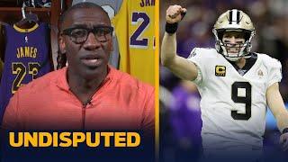 'I have a big problem' with Drew Brees being ranked ahead of Rodgers — Shannon | NFL | UNDISPUTED