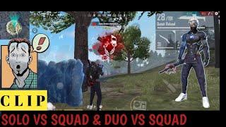 HIGHLIGHT! SOLO VS SQUAD & DUO VS SQUAD | GARENA FREEFIRE