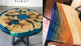 Epoxy Resin River Table MAKING FULL PROCESS 10 IDEAS with epoxy resin WOODworking projects