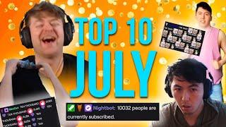 Chessbrah hits 10,000 TWITCH SUBS! | Top 10 Best Moments July 2020