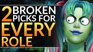 The 2 MOST BROKEN Heroes in 7.25 for EVERY LANE - SPAM for FREE MMR - Dota 2 Patch 7.25 Meta Guide