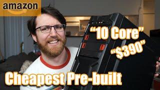 I bought the cheapest pre-built "gaming" PC on Amazon.com