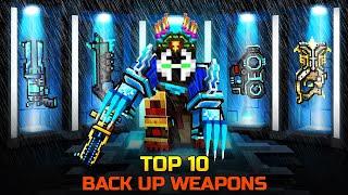 Pixel Gun 3D - TOP 10 Back Up Weapons / Best Weapons for Coupons (Part 1)