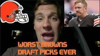 Top 10 WORST Cleveland Browns NFL Draft picks of all time