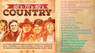Top 100 Classic Country Songs Of 60s, 70s  80s = Greatest Old Country Music Of All Time Ever