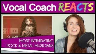 Vocal Coach reacts to 10 Most Intimidating Rock and Metal Musicians