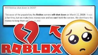 Roblox Is Shutting Down Forever! (CONFIRMED)