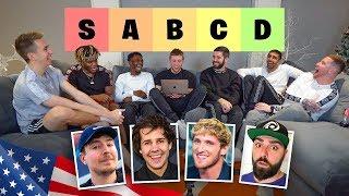 SIDEMEN RATE US YOUTUBERS