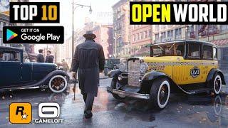 10 Best OPEN WORLD Games by Rockstar and Gameloft for Android 2020 | HIGH GRAPHICS