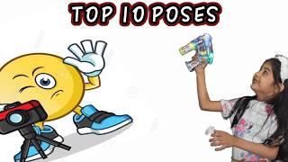 Top 10 Amazing poses for girls #birthdayPoses #childposes