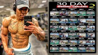 30 DAY AT HOME WORKOUT PLAN (NO EQUIPMENT AND NO REST!)