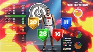 The BEST Shooting Build On NBA 2K20 | BEST STRETCH BIG CENTER BUILD OVERPOWERED DEMIGOD