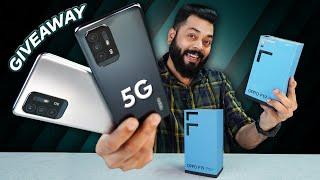OPPO F19 Pro+ 5G Unboxing And First Impressions | Giveaway ⚡ Dimensity 800U,Ultra Night Video & More