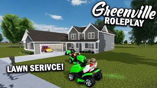 LAWN MOWING SERVICE!! || ROBLOX - Greenville Roleplay