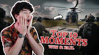 My Top 10 BEST Airsoft Moments WINS & FAILS !!! 10k Subs reaction special