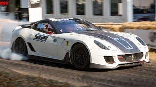 MENTAL Sounding Ferrari 599XX Driven FLATOUT | Feat. Launch Control & Accelerations & Downshifts!