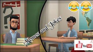 MS Animation World|Top Funny Jokes and  Memes Compilation| Teacher and Student|3d Animation|Cartoon