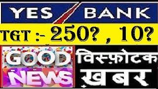 TODAY BIGGEST NEWS IN YES BANK NEWXT TARGET RS 250 ? .  10 ?