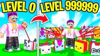 Can We Go MAX LEVEL In ROBLOX PET WALKING SIMULATOR!? (MOST EXPENSIVE PETS UNLOCKED!)