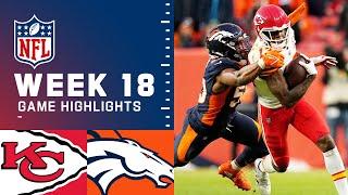 Chiefs vs. Broncos Week 18 Highlights | NFL 2021