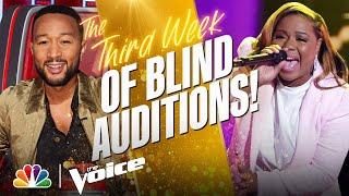 The Best Performances from the Final Week of the Blind Auditions | The Voice 2021