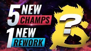 MASSIVE CHANGES: 5 NEW CHAMPIONS + 1 NEW REWORK - League of Legends Season 10