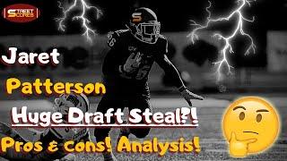 TOP 5 RB?! BIGGEST STEAL IN THE DRAFT?! WFT Signs RB Jaret Patterson as UDFA! Devonta Freeman Clone?