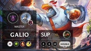 Galio Support vs Nautilus - KR Master Patch 10.1