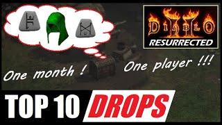 Diablo 2 resurrected - Top 10 drops of the month, luck is on my side !! (23 sept - 23 oct)