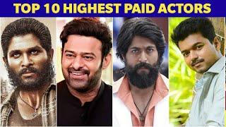 Top 10 Highest Paid Actors Of South, Allu Arjun, Prabhas, Thalapathy Vijay, Yash, Rajinikanth,Jr Ntr