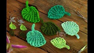 ( Hojitas )  Técnicas Crochet y muchos Tips.