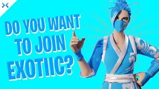 The BEST Fortnite Team To Grind For! (Exotiic 40k Recruitment Challenge)