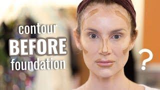 Does Contour BEFORE Foundation REALLY work?