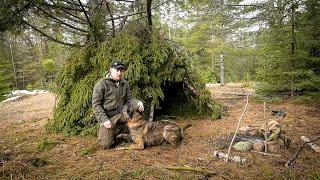 BUSHCRAFT SKILLS: Build a Debris Hut #WithMe