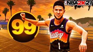 99 OVR DEVIN BOOKER BUILD GREENS EVERYTHING on NBA 2K21