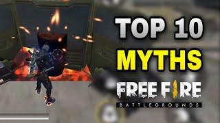 Top 10 Mythbusters in GARENA FREE FIRE - Interesting Facts