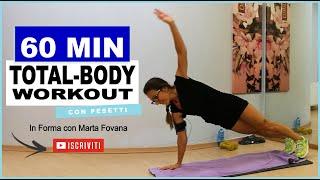 TOTAL-BODY WORKOUT con piccoli pesi - TONIFICAZIONE TOTALE! Lezione Completa 11