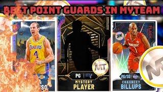 THE TOP 10 BEST POINT GUARDS IN NBA 2K20 MYTEAM. THIS WAS THE HARDEST LIST TO MAKE