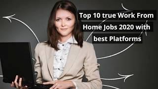 Top 10 Highest Paying Work From Home Jobs 2020 with best Platforms