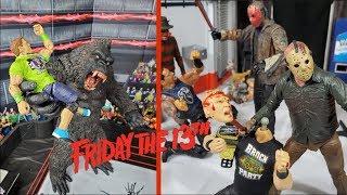 FRIDAY THE 13TH ACTION FIGURE SET UP | HORROR SERIES