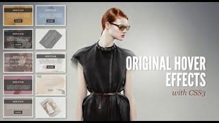 Top 10 CSS3 Hover Effects || New Advance