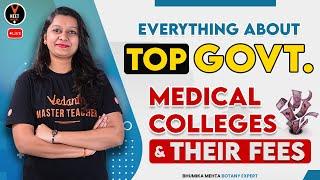 Everything About Top Government Medical Colleges In India  And Their Fees | Bhumika Ma'am