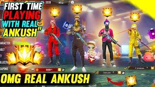 TOP 1 GLOBAL PLAYER IN MY GAME | ANKUSH FF IN MY MATCH | TEAM UP WITH ANKUSH FF | I KELLED ANKUSH FF