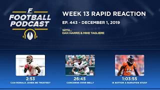 Week 13 Fantasy Football Rapid Reaction (Ep. 443)